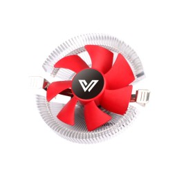 VALUE-TOP CL100 CPU COOLER WITH 8CM RED BLADES FAN